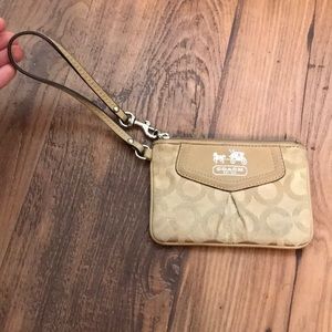 Authentic coach wristlet